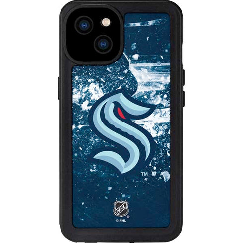 NHL Seattle Kraken Frozen iPhone 15 Plus Waterproof Case