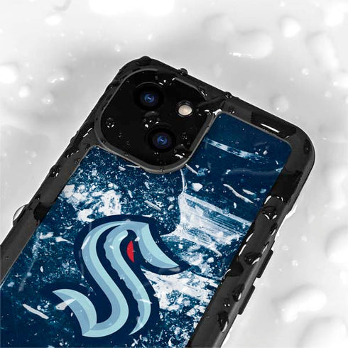 NHL Seattle Kraken Frozen iPhone 15 Plus Waterproof Case