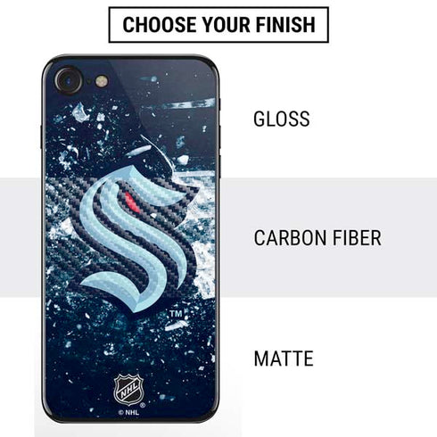 NHL Seattle Kraken Frozen iPhone SE (2nd & 3rd Gen) Skin