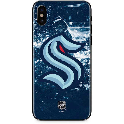 NHL Seattle Kraken Frozen iPhone XS Max Skin