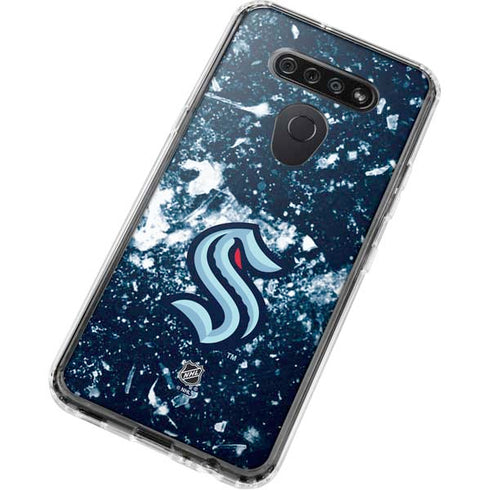 NHL Seattle Kraken Frozen LG K51/Q51 Clear Case