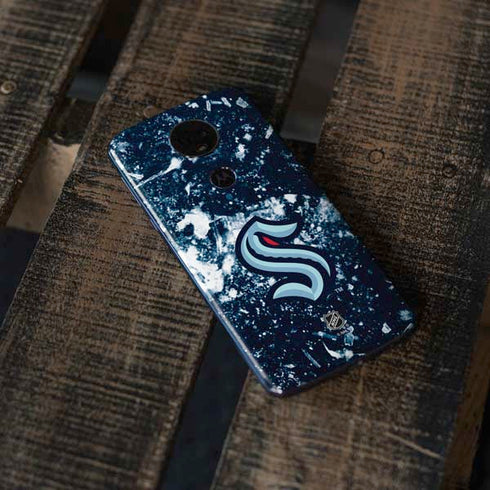 NHL Seattle Kraken Frozen Moto E5 Plus Skin