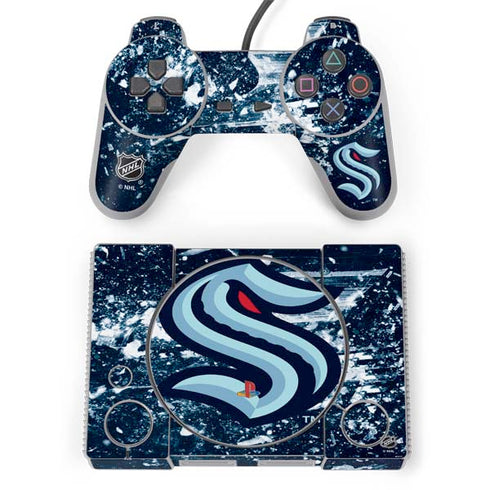 NHL Seattle Kraken Frozen PlayStation Classic Bundle Skin