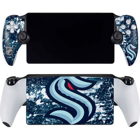 NHL Seattle Kraken Frozen PlayStation Portal Remote Player Skin
