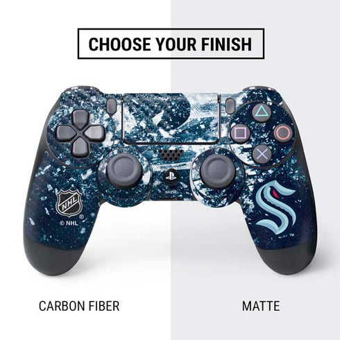 NHL Seattle Kraken Frozen PS4 Controller Skin