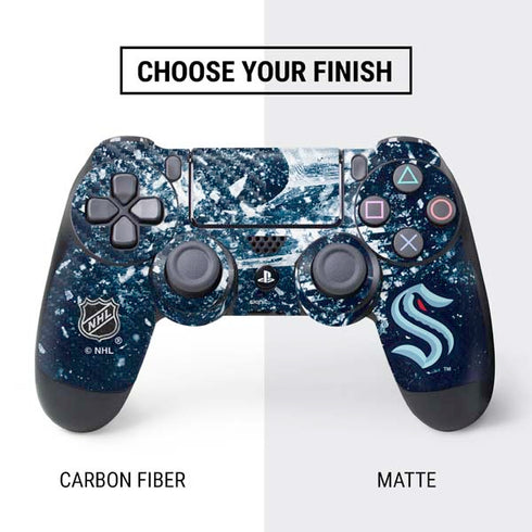 NHL Seattle Kraken Frozen PS4 Pro/Slim Controller Skin