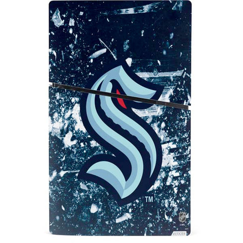 NHL Seattle Kraken Frozen PS5 Slim Digital Edition Console Skin