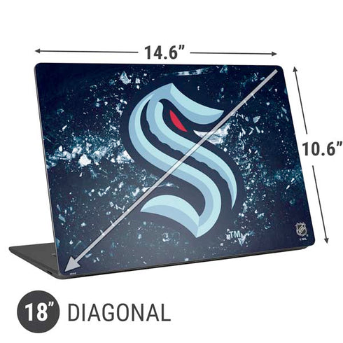 NHL Seattle Kraken Frozen Universal Laptop 18in (14.6 x 10.6in) Skin