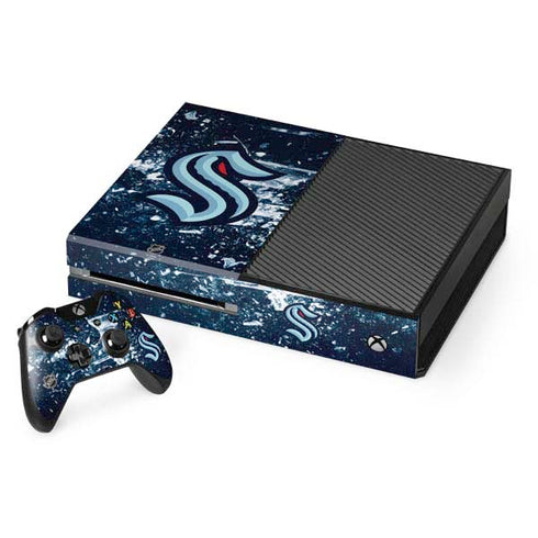 NHL Seattle Kraken Frozen Xbox One Console and Controller Bundle Skin