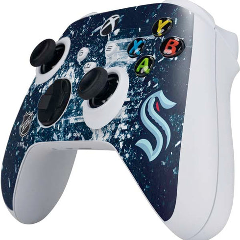 NHL Seattle Kraken Frozen Xbox Series S Controller Skin