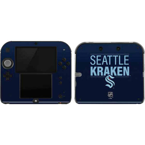 NHL Seattle Kraken Lineup Nintendo 2DS Skin