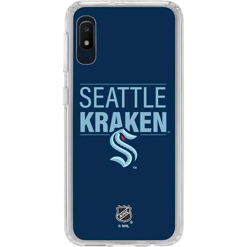 NHL Seattle Kraken Lineup Galaxy A10e Clear Case