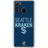 NHL Seattle Kraken Lineup Galaxy A21 Clear Case