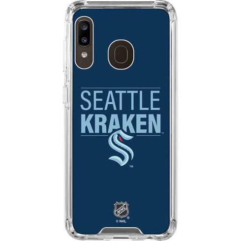 NHL Seattle Kraken Lineup Galaxy A30 Clear Case