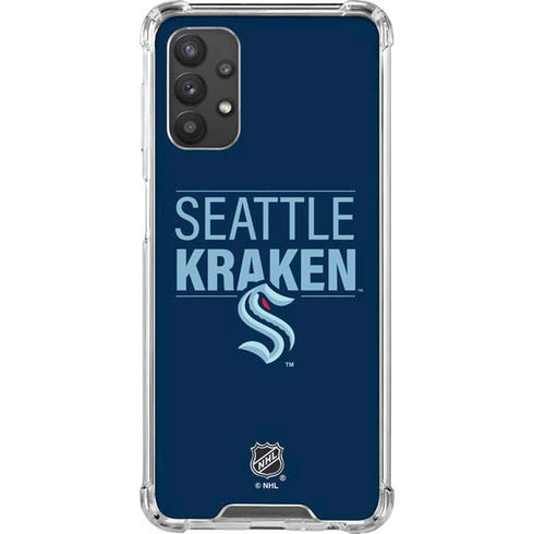 NHL Seattle Kraken Lineup Galaxy A32 5G Clear Case