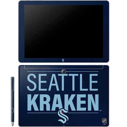 NHL Seattle Kraken Lineup Galaxy Book 12in Skin
