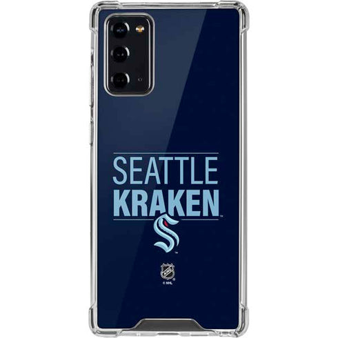 NHL Seattle Kraken Lineup Galaxy Note20 5G Clear Case