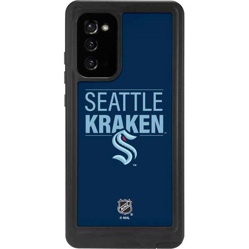 NHL Seattle Kraken Lineup Galaxy Note20 5G Waterproof Case