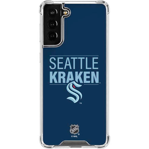 NHL Seattle Kraken Lineup Galaxy S21 FE Clear Case