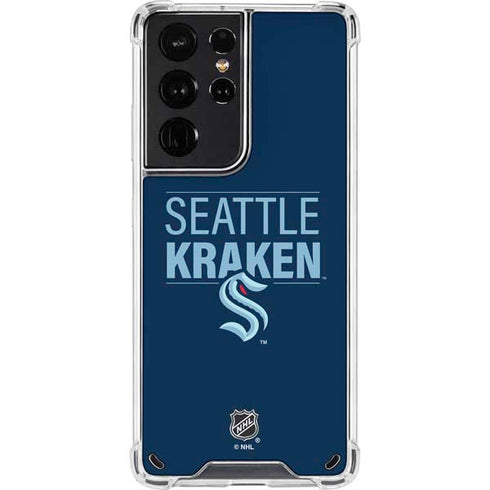 NHL Seattle Kraken Lineup Galaxy S21 Ultra 5G Clear Case