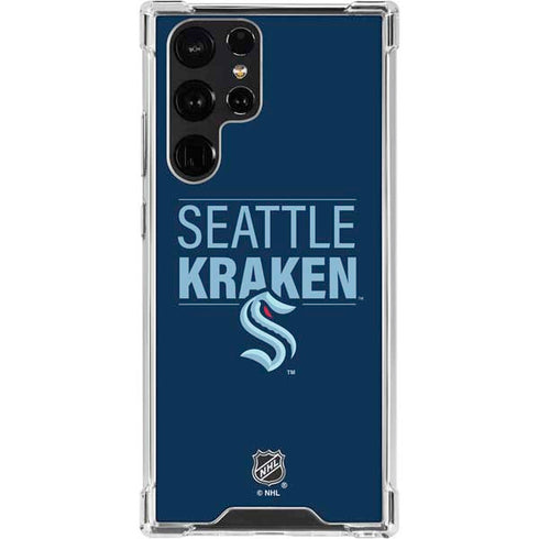 NHL Seattle Kraken Lineup Galaxy S22 Ultra Clear Case