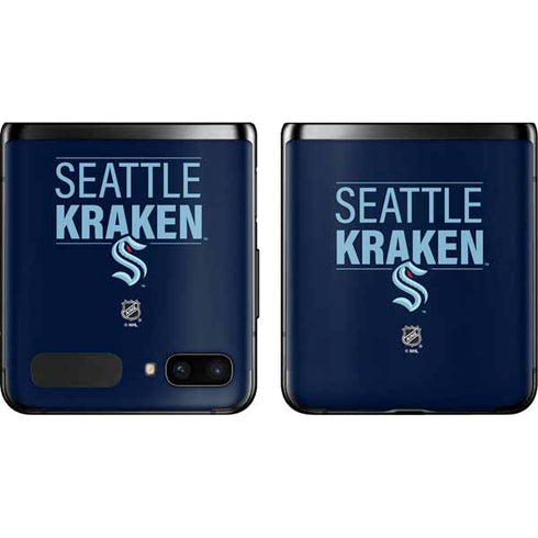 NHL Seattle Kraken Lineup Galaxy Z Flip Skin