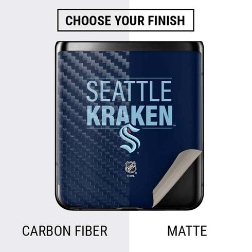 NHL Seattle Kraken Lineup Galaxy Z Flip Skin