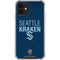NHL Seattle Kraken Lineup iPhone 12 Clear Case