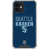 NHL Seattle Kraken Lineup iPhone 12 Clear Case