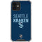 NHL Seattle Kraken Lineup iPhone 12 Mini Clear Case