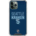 NHL Seattle Kraken Lineup iPhone 12 Pro Clear Case