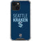 NHL Seattle Kraken Lineup iPhone 14 Plus Clear Case