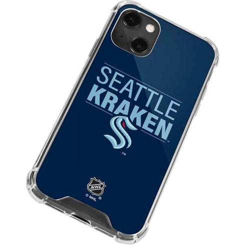 NHL Seattle Kraken Lineup iPhone 14 Plus Clear Case