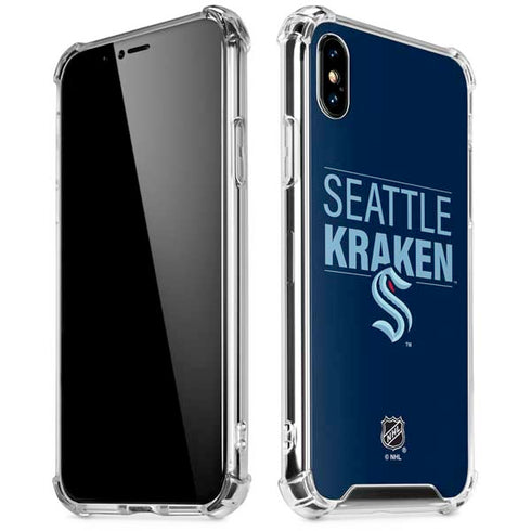 NHL Seattle Kraken Lineup iPhone XS Max Clear Case
