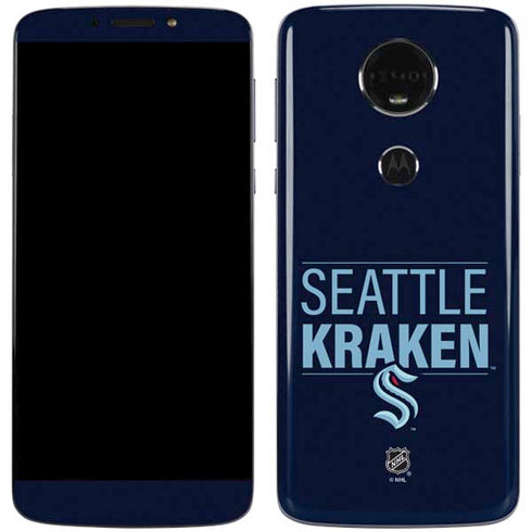 NHL Seattle Kraken Lineup Moto E5 Plus Skin
