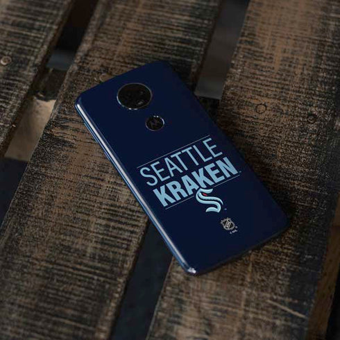 NHL Seattle Kraken Lineup Moto E5 Plus Skin