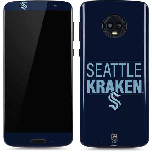 NHL Seattle Kraken Lineup Moto G6 Skin