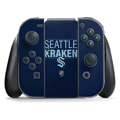 NHL Seattle Kraken Lineup Nintendo Switch (2017-2021) Joy-Con Controller Skin