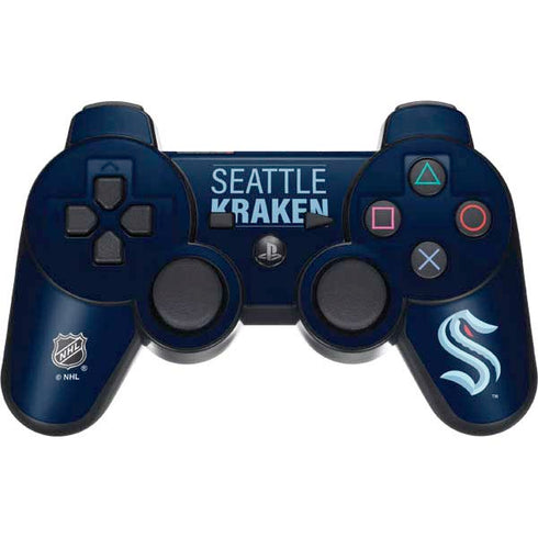 NHL Seattle Kraken Lineup PS3 Dual Shock wireless controller Skin