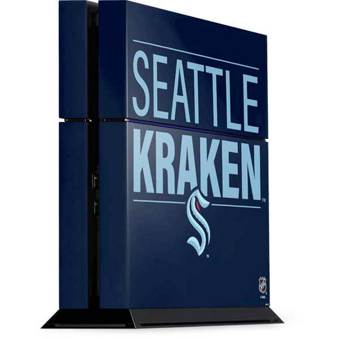 NHL Seattle Kraken Lineup PS4 Console Skin