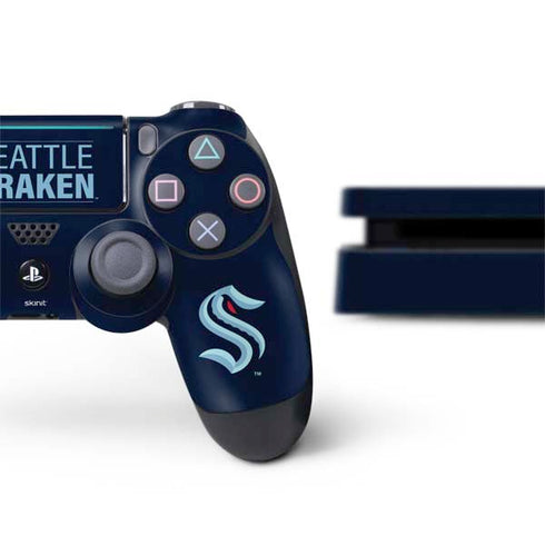 NHL Seattle Kraken Lineup PS4 Slim Bundle Skin