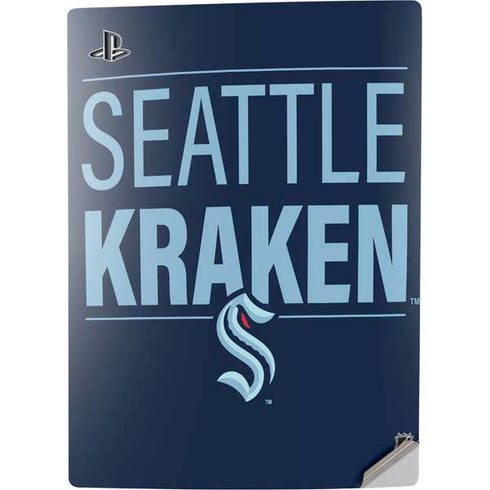 NHL Seattle Kraken Lineup PS5 Digital Edition Console Skin