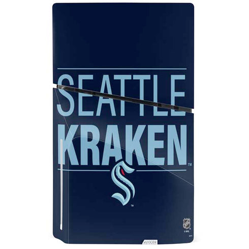 NHL Seattle Kraken Lineup PS5 Slim Disk Bundle Skin