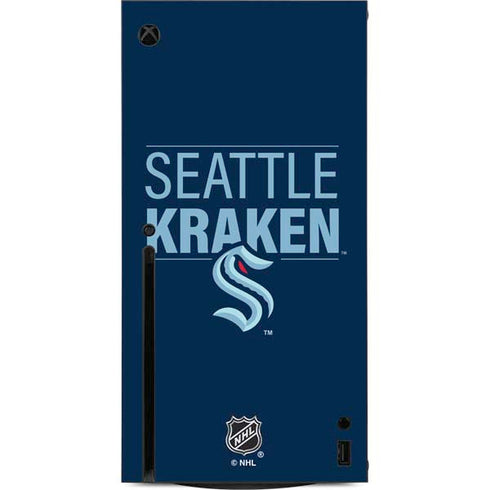 NHL Seattle Kraken Lineup Xbox Series X Console Skin