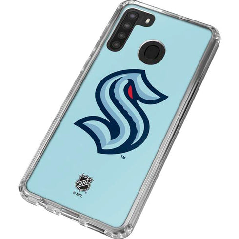 NHL Seattle Kraken Logo Galaxy A21 Clear Case