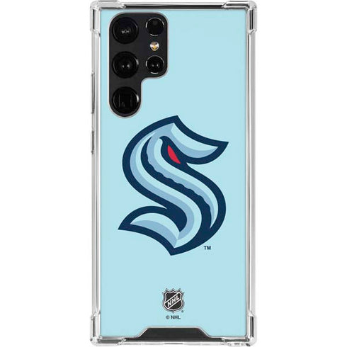 NHL Seattle Kraken Logo Galaxy S22 Ultra Clear Case