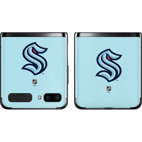 NHL Seattle Kraken Logo Galaxy Z Flip Skin
