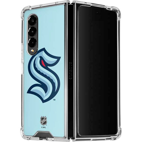 NHL Seattle Kraken Logo Galaxy Z Fold4 5G Clear Case