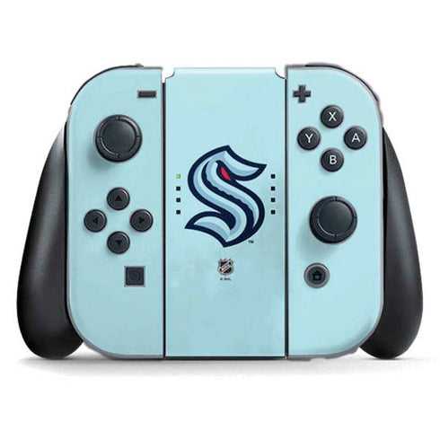 NHL Seattle Kraken Logo Nintendo Switch (2017-2021) Joy-Con Controller Skin