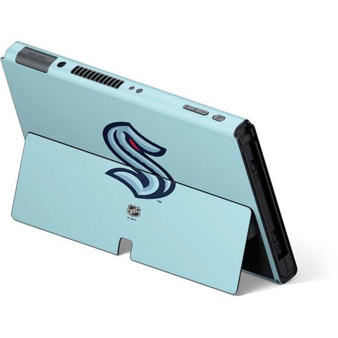 NHL Seattle Kraken Logo Nintendo Switch OLED (2021) Skin